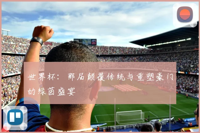 世界杯：那届颠覆传统与重塑豪门的绿茵盛宴